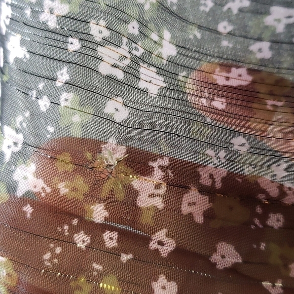 Nwt LOFT FLORAL  PULL ON MIDI SKIRT, SIZE 8 - Picture 10 of 16